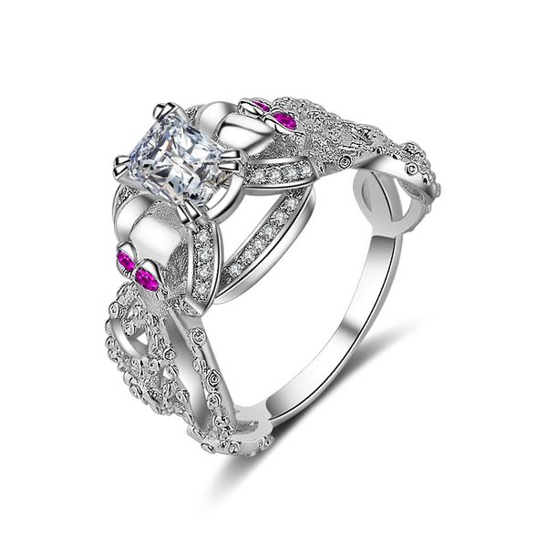 European and American New Squid Rings Retro Personality Plated White Gold Copper Zircon Ring Hot Sale
European and American New Squid Rings Retro Personality Plated White Gold Copper Zircon Ring Hot Sale