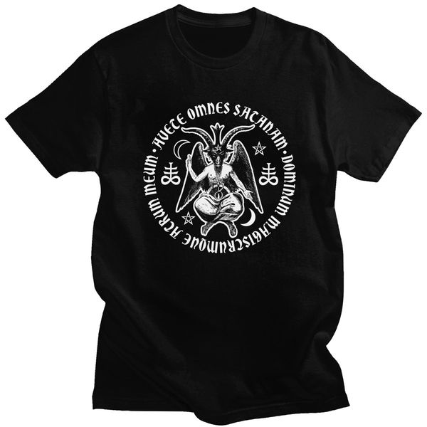 novelty men's hail satan baphomet with satanic crosses tshirt short sleeved cotton t-shirt summer demon devil tee shirt merch
novelty men's hail satan baphomet with satanic crosses tshirt short sleeved cotton t-shirt summer demon devil tee shirt merch