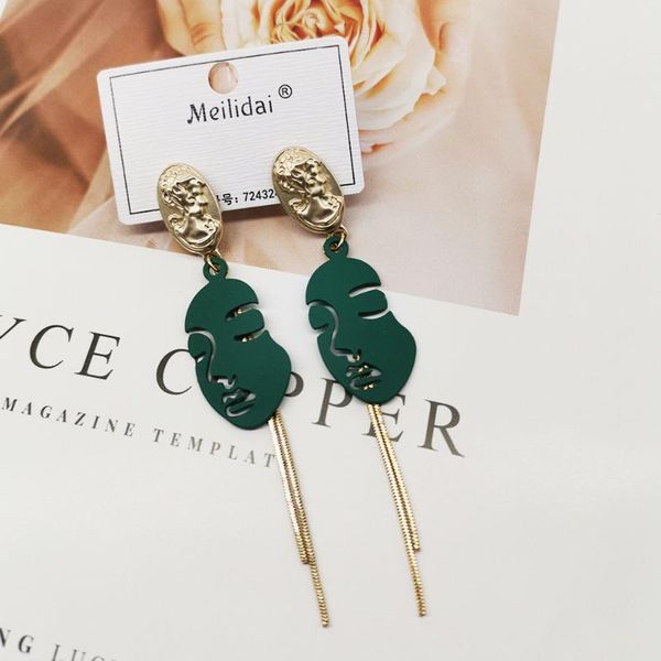 meild metal face drop earrings for women new fashion geometric simple long tassels drop gold personality earring women jewelry, Silver
meild metal face drop earrings for women new fashion geometric simple long tassels drop gold personality earring women jewelry, Silver