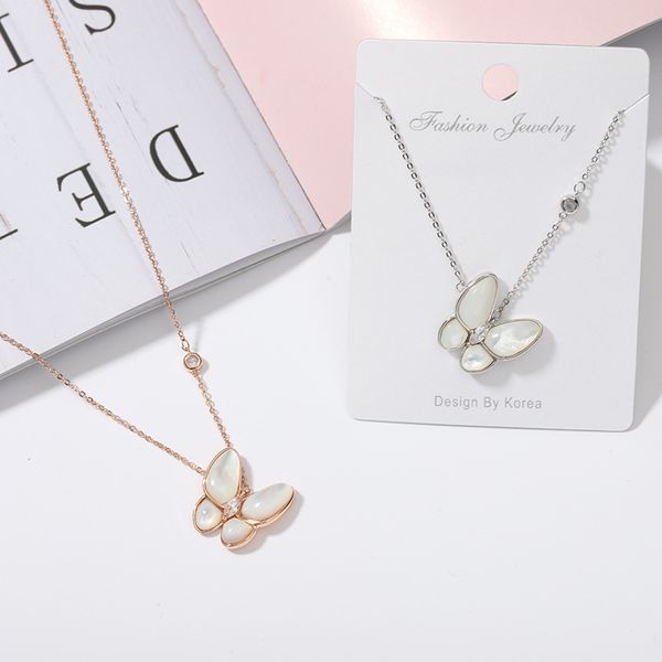 rose gold silver color cute butterfly pendant necklace for women party chain necklace korean fashion crystal jewelry
rose gold silver color cute butterfly pendant necklace for women party chain necklace korean fashion crystal jewelry