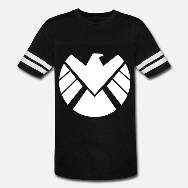 shield logo t shirt men printing cotton round collar slim crazy authentic spring autumn slim shirt