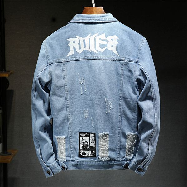 mens jackets autumn winter coat letter printing color black jacket for men and women asian size m-3xl denim jacket hip hop mens clothing, Black;brown
mens jackets autumn winter coat letter printing color black jacket for men and women asian size m-3xl denim jacket hip hop mens clothing, Black;brown