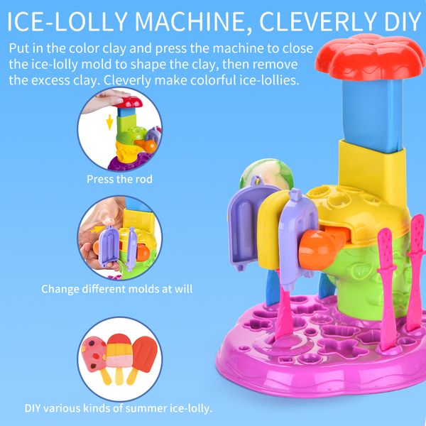 ice cream machine clay mold tool set children toy skin mud handmade nontoxic clay pretend play dough toys developmental play house toy
ice cream machine clay mold tool set children toy skin mud handmade nontoxic clay pretend play dough toys developmental play house toy