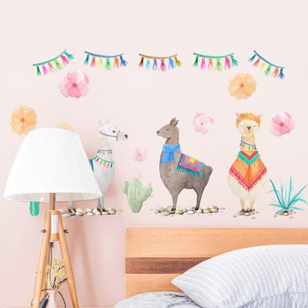 wall stickers 2021 cartoon animals alpaca llama beautiful cactus plant decals for living room music birthday party theme gift
wall stickers 2021 cartoon animals alpaca llama beautiful cactus plant decals for living room music birthday party theme gift