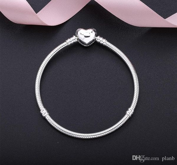 authentic 925 sterling silver heart charms bracelet with box fit pandora european beads jewelry bangle real silver bracelet for002, Golden;silver
authentic 925 sterling silver heart charms bracelet with box fit pandora european beads jewelry bangle real silver bracelet for002, Golden;silver