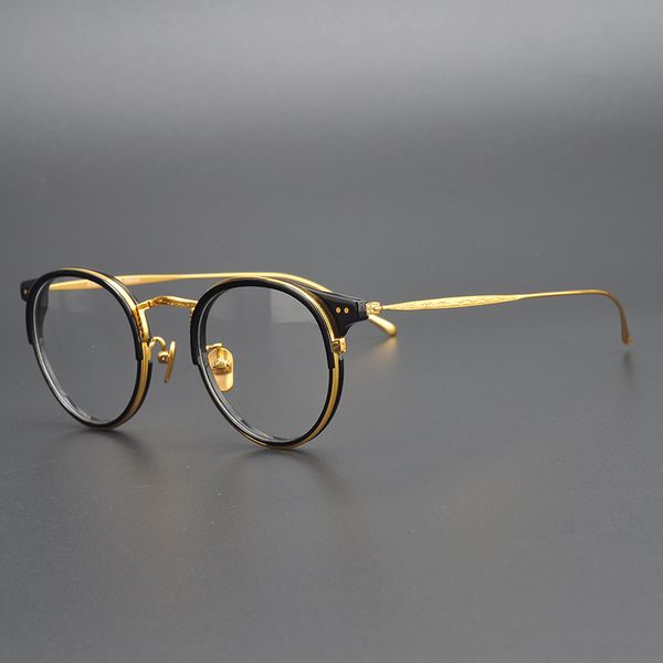 titanium transparent round glasses frame men women vintage square optical eyeglasses frames myopia prescription frame eyewear, Black
titanium transparent round glasses frame men women vintage square optical eyeglasses frames myopia prescription frame eyewear, Black