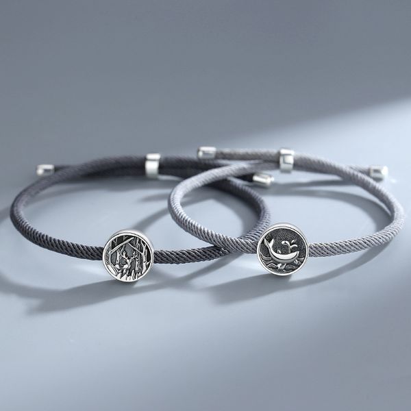 original design whale couple bracelet sterling silver men and women creative hand-woven rope niche jewelry bracelet gift valentine's da, Golden;silver
original design whale couple bracelet sterling silver men and women creative hand-woven rope niche jewelry bracelet gift valentine's da, Golden;silver