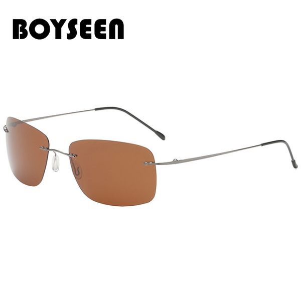 titanium frameless polarized sunglasses driver driving night vision goggle folding ultra light color film titanium sunglasses, White;black
titanium frameless polarized sunglasses driver driving night vision goggle folding ultra light color film titanium sunglasses, White;black