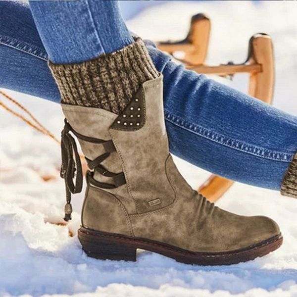 boots koovan women's 2021 women boot winter autumn girls flat heel fashion knitting patchwork shoes, Black
boots koovan women's 2021 women boot winter autumn girls flat heel fashion knitting patchwork shoes, Black