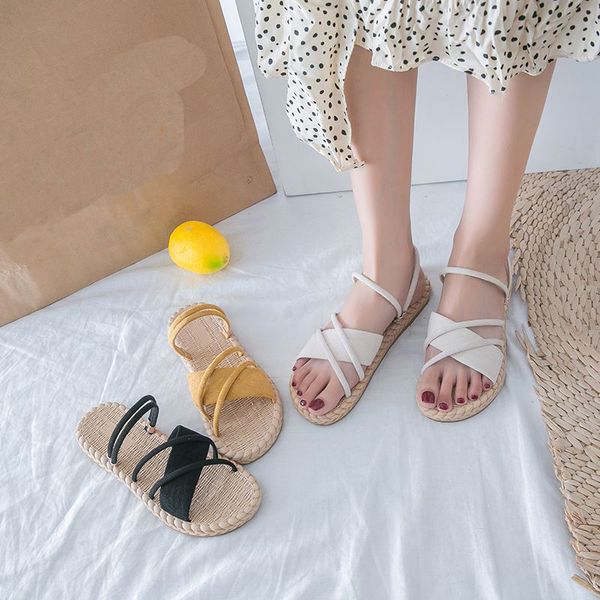 women's sandal fashion web celebrity flat shoe overshoes personality versatile match simple personality women's shoes roman style, Black
women's sandal fashion web celebrity flat shoe overshoes personality versatile match simple personality women's shoes roman style, Black