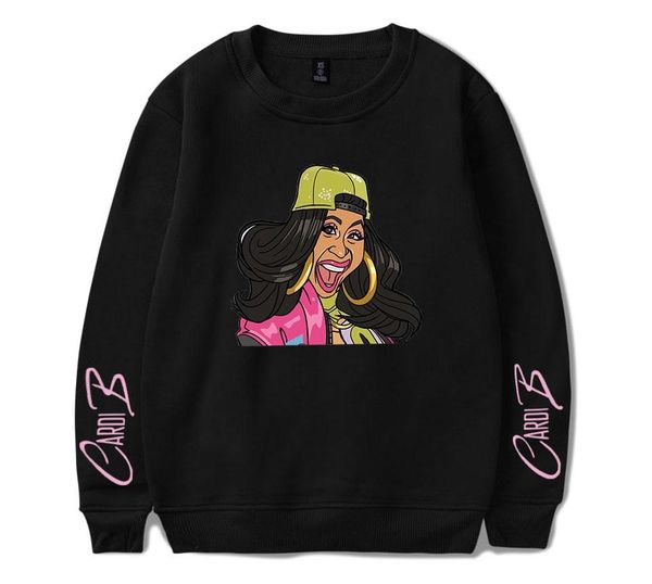 2019 cardi b print fashion round collar popular high street basic cool kpop casual clothes sweatshirts men women sweatshirts, Black
2019 cardi b print fashion round collar popular high street basic cool kpop casual clothes sweatshirts men women sweatshirts, Black