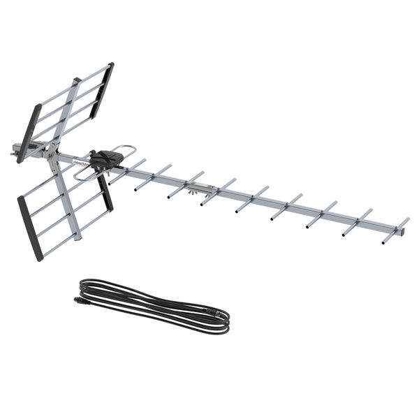 mile outdoor 100 1080p tv antenna digital hdtv deep fringe capable uhf double-head black 10m wire long range without stand us stock
mile outdoor 100 1080p tv antenna digital hdtv deep fringe capable uhf double-head black 10m wire long range without stand us stock