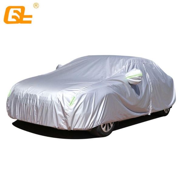 190t waterproof full car covers dust rain snow protective outdoor sun uv protection universal fit suv sedan hatchback
190t waterproof full car covers dust rain snow protective outdoor sun uv protection universal fit suv sedan hatchback