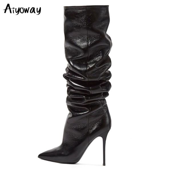 classic women's high heel pointed toe black knee high slouch boots black ladies party winter shoes plus size aiyoway
classic women's high heel pointed toe black knee high slouch boots black ladies party winter shoes plus size aiyoway