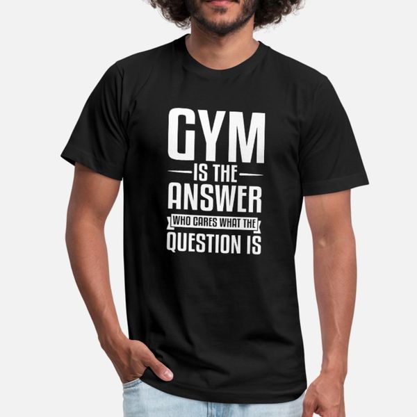gym is the answer t shirt men create short sleeve size s-3xl outfit graphic new fashion summer style natural shirt
gym is the answer t shirt men create short sleeve size s-3xl outfit graphic new fashion summer style natural shirt