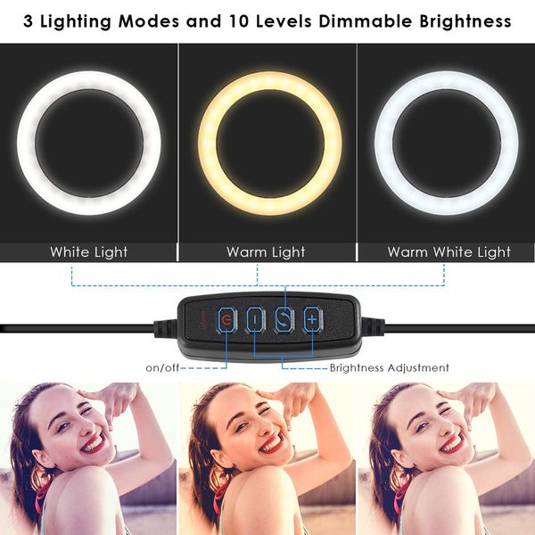 quality 6/8/10 inch selfie ring light pgraphy lighting led camera p for youtube live streaming phone with tripod usb plug
quality 6/8/10 inch selfie ring light pgraphy lighting led camera p for youtube live streaming phone with tripod usb plug