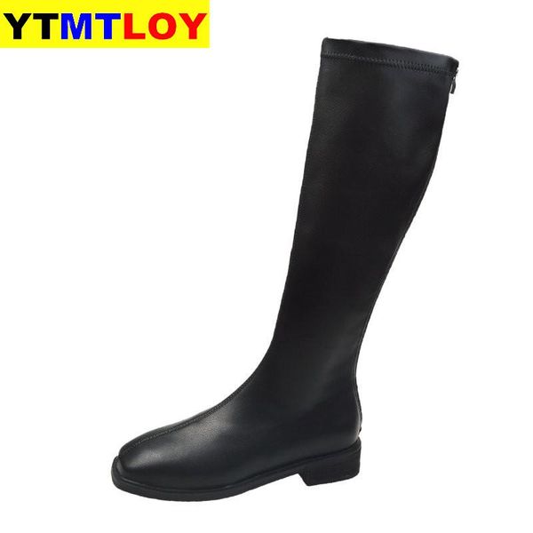 women boots autumn winter leather knee short high boots fashion zipper women round toe comfort thick heel shoes black
women boots autumn winter leather knee short high boots fashion zipper women round toe comfort thick heel shoes black