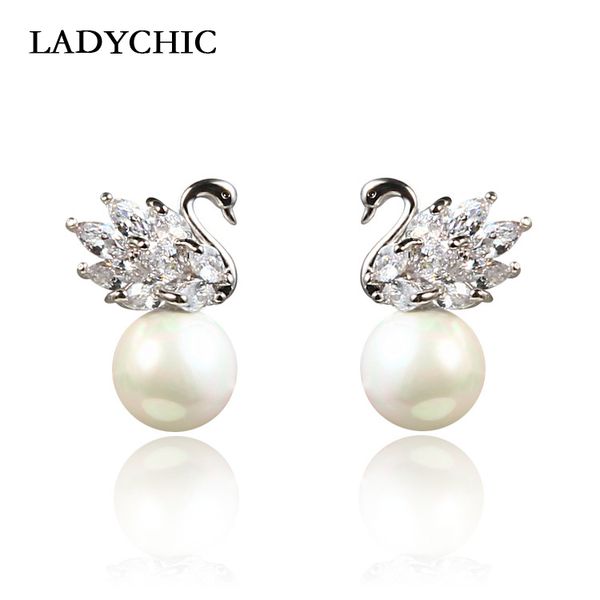 stud ladychic cute elegant silver color earrings for women lovely pearl earring fashion jewelry birthday gifts le1374, Golden;silver
stud ladychic cute elegant silver color earrings for women lovely pearl earring fashion jewelry birthday gifts le1374, Golden;silver