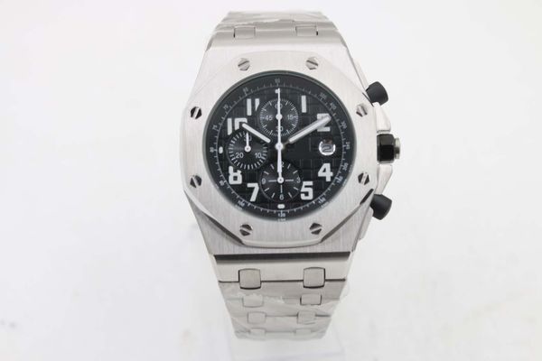 2020 new men black dial sports quartz chronograph limited watch wristwatch populor silver stainless pointer offshore men watch, Slivery;brown
2020 new men black dial sports quartz chronograph limited watch wristwatch populor silver stainless pointer offshore men watch, Slivery;brown