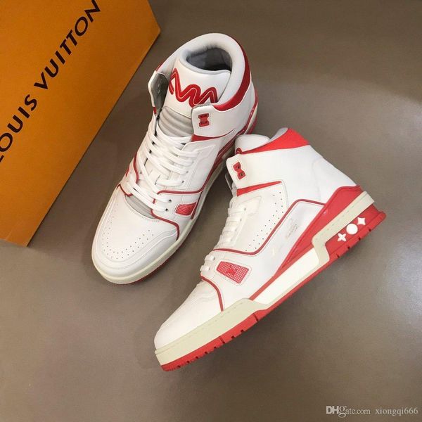 2020 new fashion men's casual high-shoes, classic fashion printing, comfortable and versatile casual shoesaa, Red;white 
2020 new fashion men's casual high-shoes, classic fashion printing, comfortable and versatile casual shoesaa, Red;white