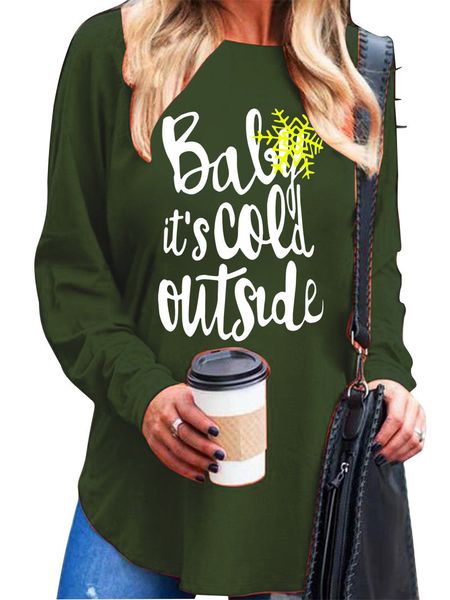 women fashion letter pattern long sleeve tshirt casual natural color crew neck tee womens designers clothes, White
women fashion letter pattern long sleeve tshirt casual natural color crew neck tee womens designers clothes, White