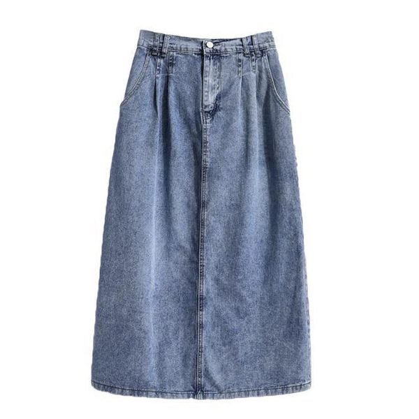 skirts summer plus size midi skirt casual denim solid a-line knee-length empire womens fashion high waist korean streetwear, Black
skirts summer plus size midi skirt casual denim solid a-line knee-length empire womens fashion high waist korean streetwear, Black