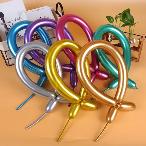20-50pcs metallic long balloons modelling metal chrome magic tying twisting balloon wedding birthday decoration valentines gifts
20-50pcs metallic long balloons modelling metal chrome magic tying twisting balloon wedding birthday decoration valentines gifts