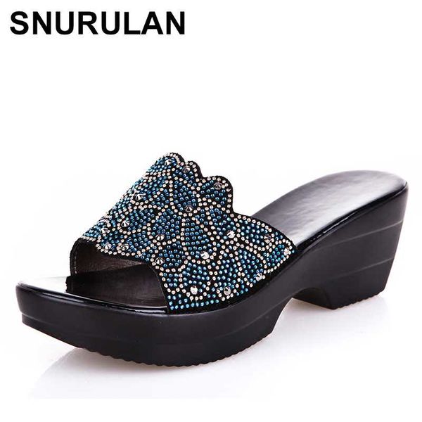 snurulanlarge size women sandals summer 2020 fashion woman genuine leather slippers middle ages wedge shoes mother slippers, Black
snurulanlarge size women sandals summer 2020 fashion woman genuine leather slippers middle ages wedge shoes mother slippers, Black