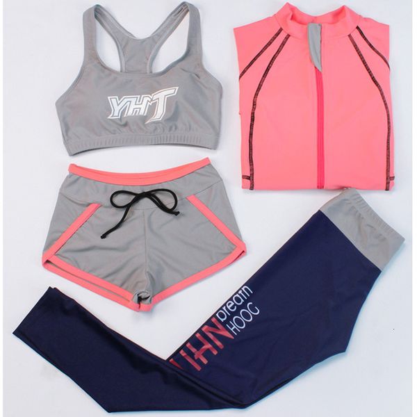 women's 4 piece rahs guards set for swim surf snorkeling sun uv protection water activewear set, fitness training swimsuit zip
women's 4 piece rahs guards set for swim surf snorkeling sun uv protection water activewear set, fitness training swimsuit zip