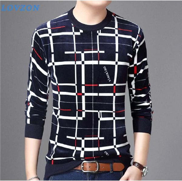 men's sweaters lovzon pullover plaid men plush sweater dress thick winter warm jersey knitted mens wear slim fit knitwear, White;black
men's sweaters lovzon pullover plaid men plush sweater dress thick winter warm jersey knitted mens wear slim fit knitwear, White;black