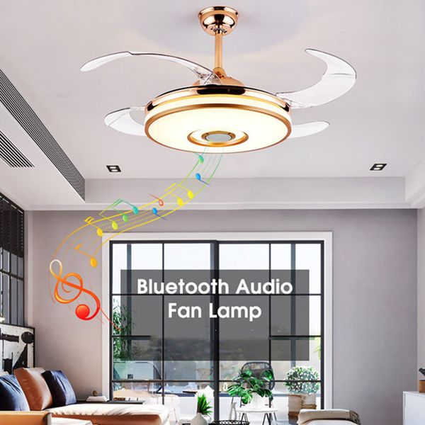 electric fans 42'' modern ceiling fan light with led integration three-color smart bluetooth music player and remote control adjus
electric fans 42'' modern ceiling fan light with led integration three-color smart bluetooth music player and remote control adjus