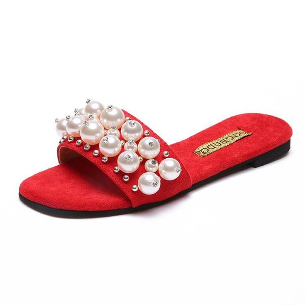 2020 new women pearl beach shoes flat woman sandals summer woman shoes lady fashion slippers luxury shoe women designers slipper, Black
2020 new women pearl beach shoes flat woman sandals summer woman shoes lady fashion slippers luxury shoe women designers slipper, Black