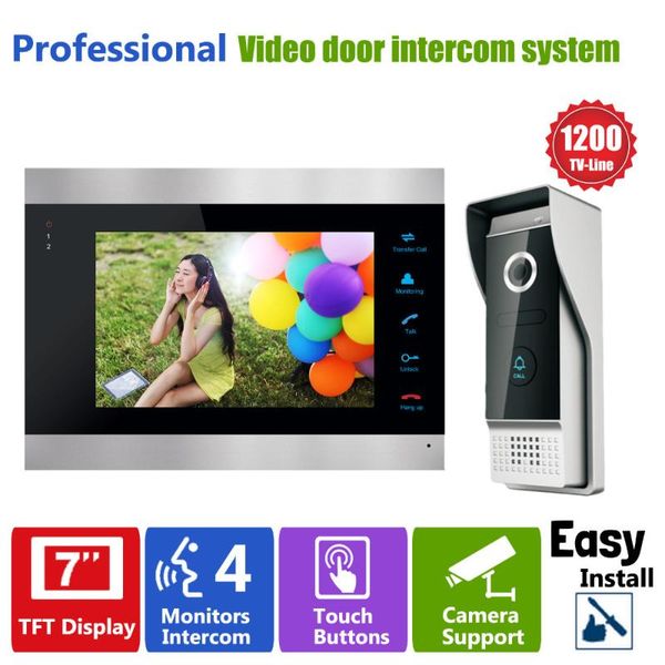 homefong door access control 7" lcd display video doorbell door phone 1200tvl security camera intercom picture/video recording
homefong door access control 7" lcd display video doorbell door phone 1200tvl security camera intercom picture/video recording