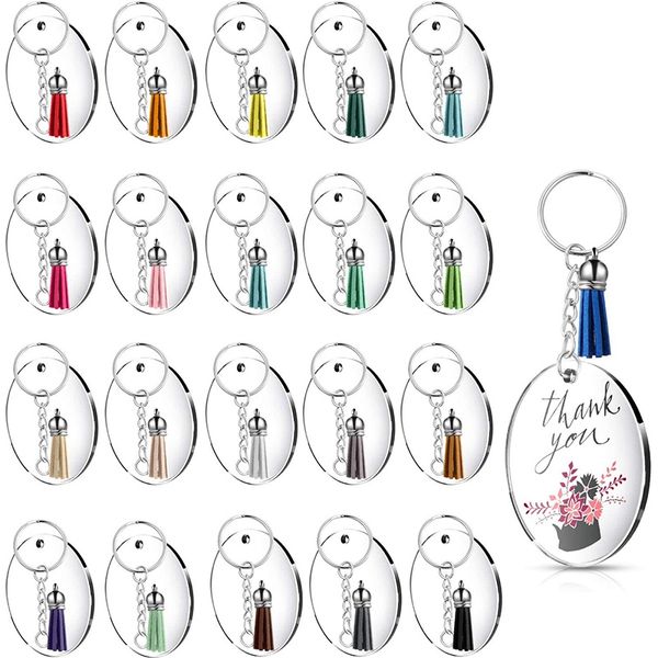 keychains acrylic transparent round disc, key chain blank and tassel pendant ring diy engineering crafts, Silver
keychains acrylic transparent round disc, key chain blank and tassel pendant ring diy engineering crafts, Silver
