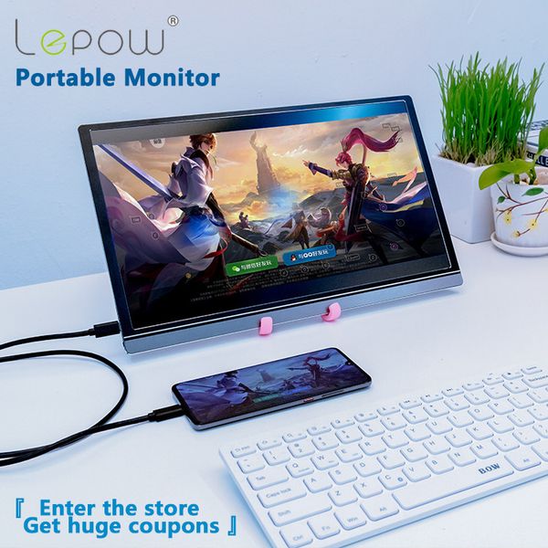 monitor portable display 15.6 inch hdmi usb type c notebook external power lepow ips support for lappc mac phone xbox ps4
monitor portable display 15.6 inch hdmi usb type c notebook external power lepow ips support for lappc mac phone xbox ps4