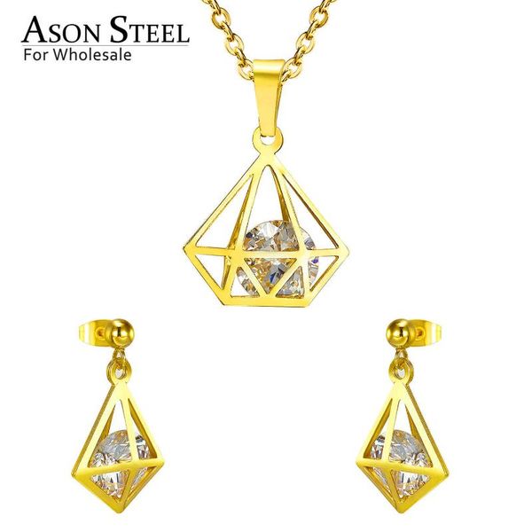asonsteel female accessories round cubic zirconia jewelry sets stainless steel women chains collars choker party wholesale, Silver
asonsteel female accessories round cubic zirconia jewelry sets stainless steel women chains collars choker party wholesale, Silver