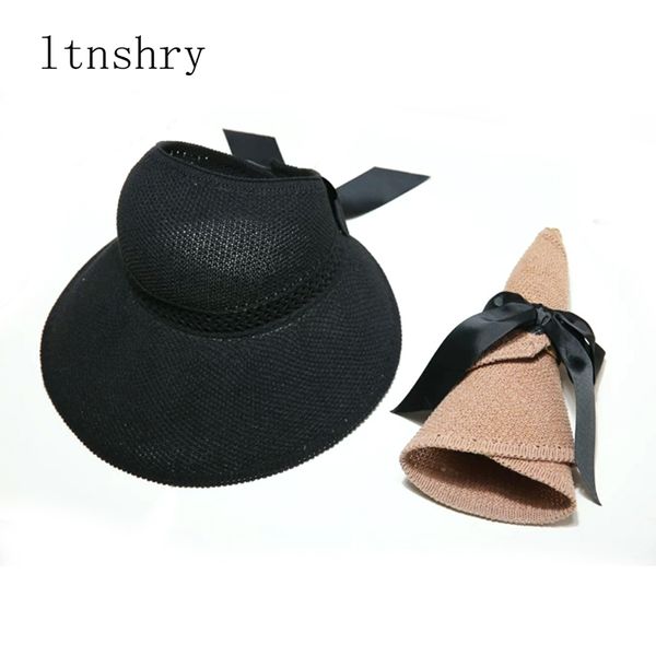 fashion sun hat women hat foldable breathable empty women summer travel sunscreen hats wide brim beach caps with bowknot, Blue;gray
fashion sun hat women hat foldable breathable empty women summer travel sunscreen hats wide brim beach caps with bowknot, Blue;gray