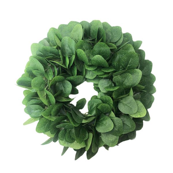 new simulation leaf ring eucalyptus leaf cross-border supply wedding home wreath nordic style factory christmas decoration
new simulation leaf ring eucalyptus leaf cross-border supply wedding home wreath nordic style factory christmas decoration
