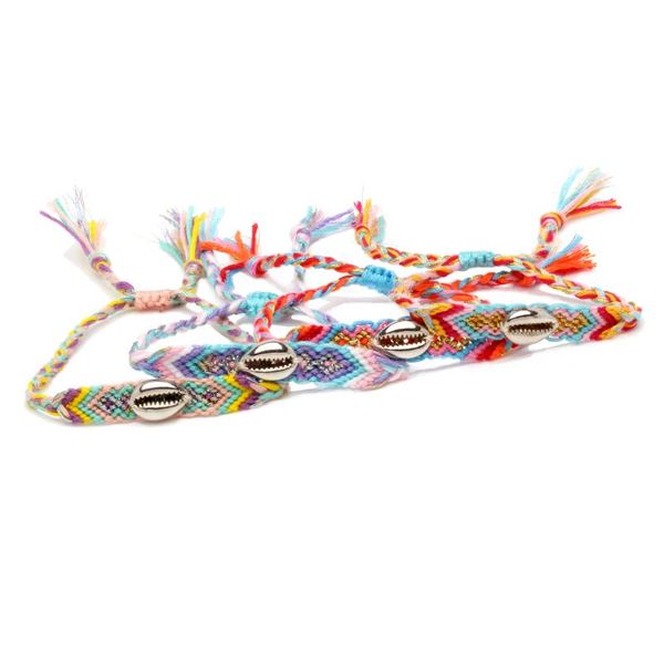 charm bracelets boho alloy cowrie seashell embroidery thread woven friendship bracelet women men shells macrame short jewery present her, Golden;silver
charm bracelets boho alloy cowrie seashell embroidery thread woven friendship bracelet women men shells macrame short jewery present her, Golden;silver