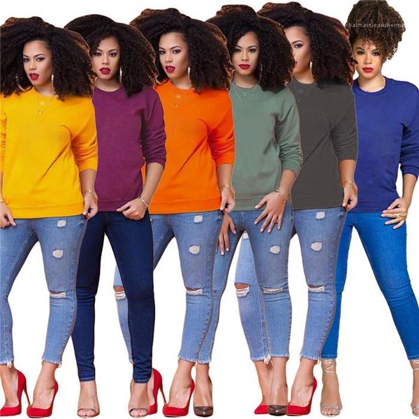 long sleeve pullover women sweatshirts dropshipping casual womens designer hoodies solid color autumn ladies clothing loose o neck, Black
long sleeve pullover women sweatshirts dropshipping casual womens designer hoodies solid color autumn ladies clothing loose o neck, Black