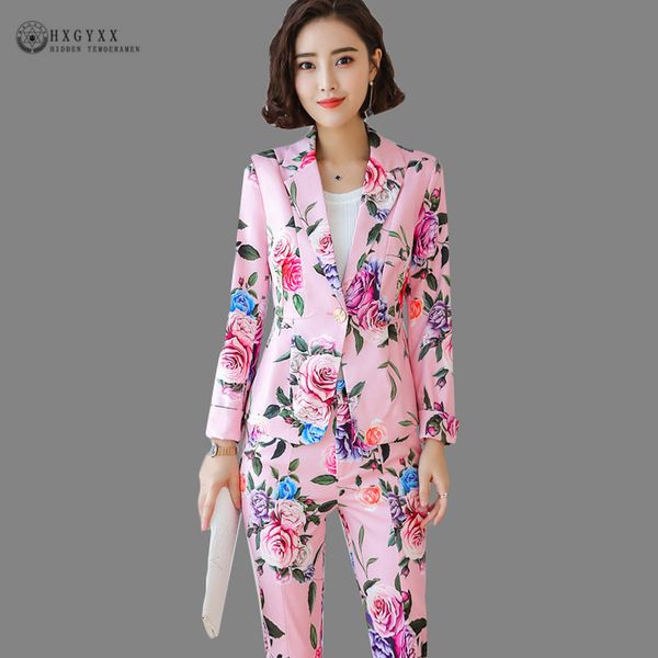women's two piece pants 2021 flower print formal suit women office lady blazer set blazers jacket uniform long sleeve chinese style b13, White
women's two piece pants 2021 flower print formal suit women office lady blazer set blazers jacket uniform long sleeve chinese style b13, White