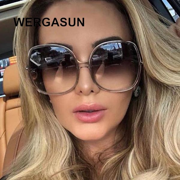 sunglasses wergasun 2021 fashion round women vintage oversized frame lens colorful shade sun glasses uv400, White;black 
sunglasses wergasun 2021 fashion round women vintage oversized frame lens colorful shade sun glasses uv400, White;black
