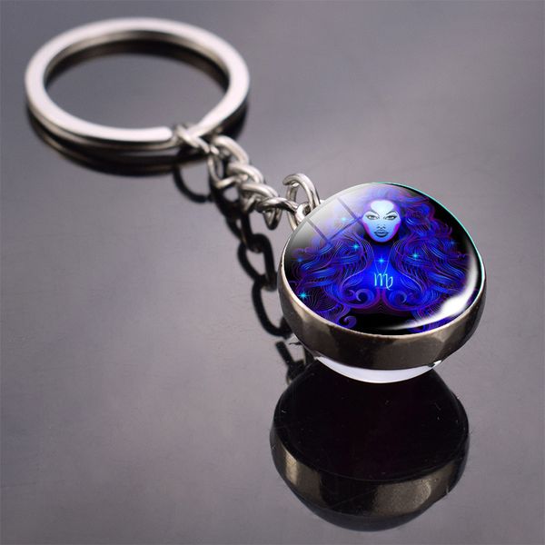 keychains 12 constellation keychain fashion double side cabochon glass ball keychain zodiac signs jewelry for men 2020, Silver
keychains 12 constellation keychain fashion double side cabochon glass ball keychain zodiac signs jewelry for men 2020, Silver