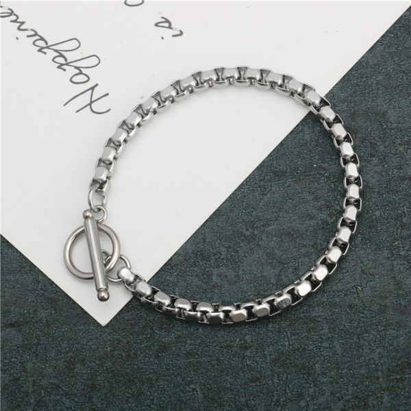 stainless steel bracelet 4mm chain men and women couple bracelet otbuckle style ladies men's jewelry gift 2020, Black
stainless steel bracelet 4mm chain men and women couple bracelet otbuckle style ladies men's jewelry gift 2020, Black