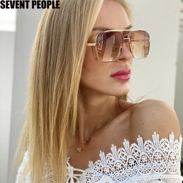 2020 fashion retro steampunk sunglasses women vintage square sun glasses design oversized shades eyewear uv400, White;black
2020 fashion retro steampunk sunglasses women vintage square sun glasses design oversized shades eyewear uv400, White;black