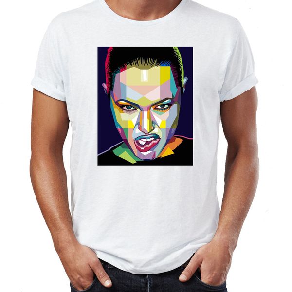 angelina jolie pop arter mens t-shirt round neck selling male natural cotton t shirt tee 2017 fashion
angelina jolie pop arter mens t-shirt round neck selling male natural cotton t shirt tee 2017 fashion