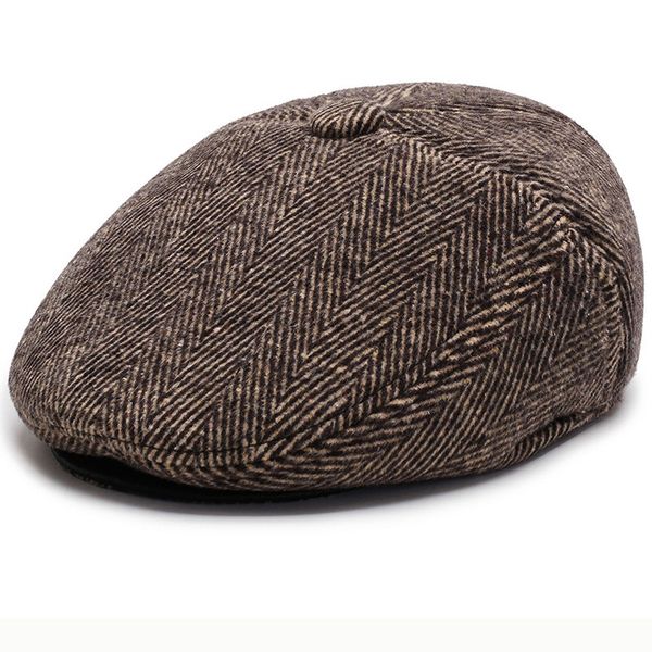 berets men autumn winter wool hat striped ivy sboy flat cap artist painter male adjustable beret, Blue;gray
berets men autumn winter wool hat striped ivy sboy flat cap artist painter male adjustable beret, Blue;gray