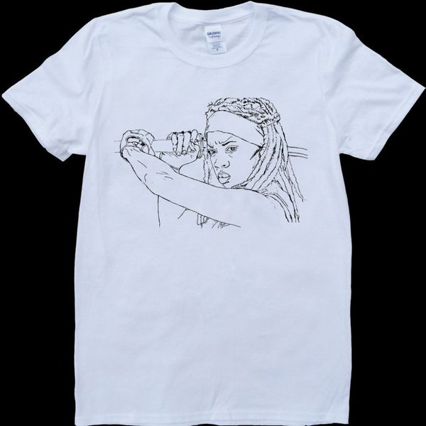2019 new arrival summer fashion the walking dead michonne white, custom made t-shirt t shirt
2019 new arrival summer fashion the walking dead michonne white, custom made t-shirt t shirt