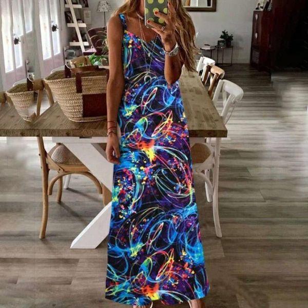 strappy dress sundress bohemia summer holiday printed sundress casual sling dress, Black;gray
strappy dress sundress bohemia summer holiday printed sundress casual sling dress, Black;gray