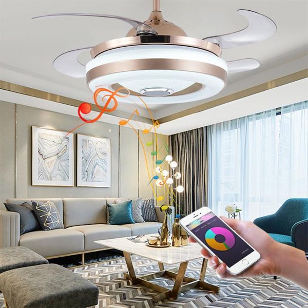 bluetooth music led ceiling fan lamp phone app with lights remote control singing double ring fans for restaurant kid's room
bluetooth music led ceiling fan lamp phone app with lights remote control singing double ring fans for restaurant kid's room